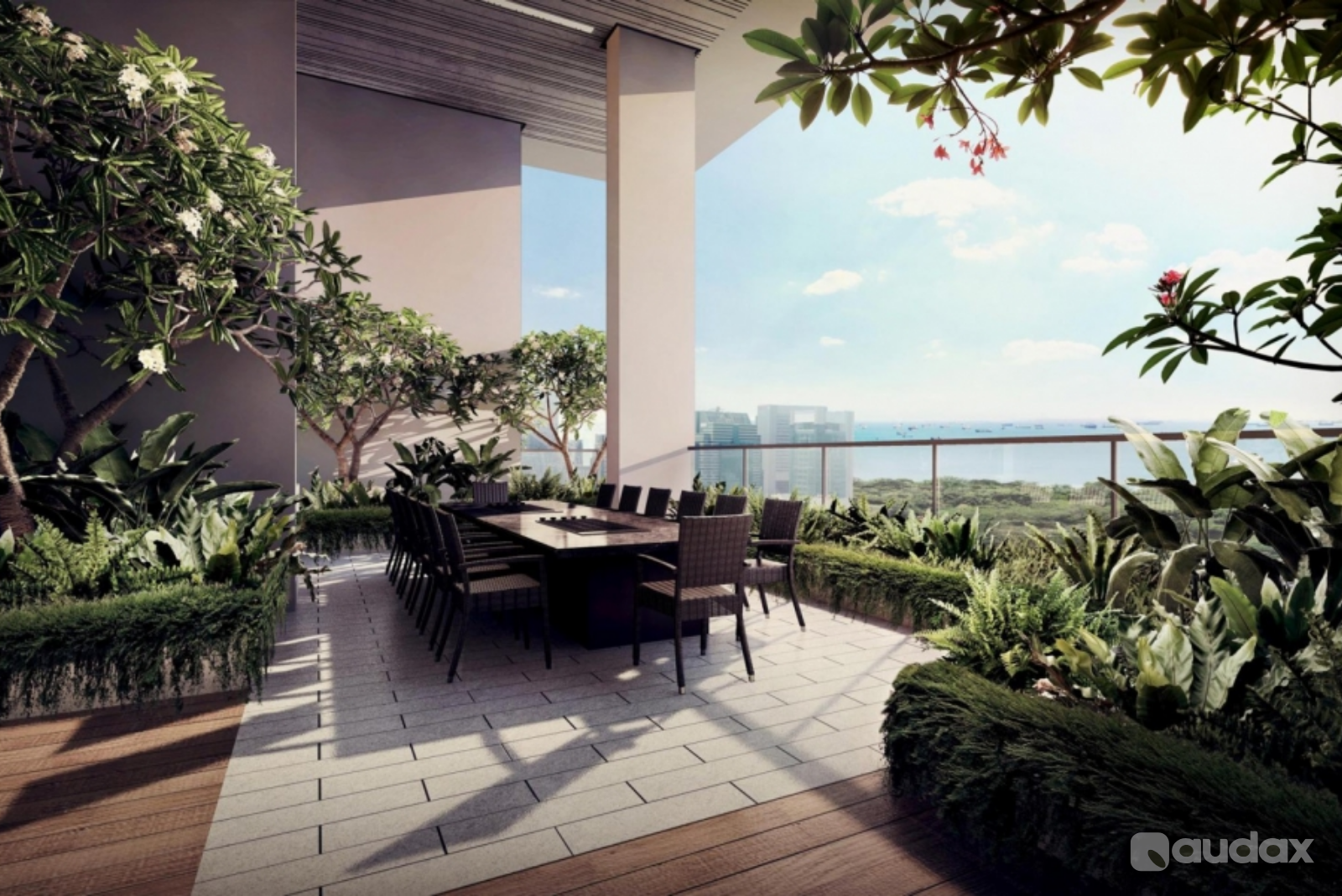 3D Rendering Real Estate Perspective By Audax