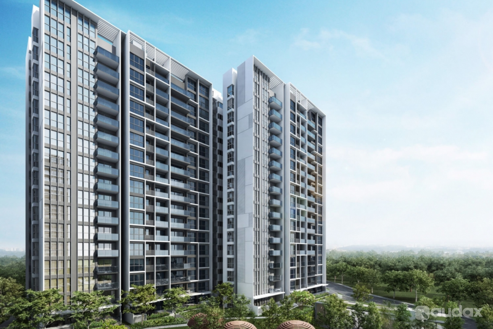 3D Rendering Real Estate Perspective By Audax