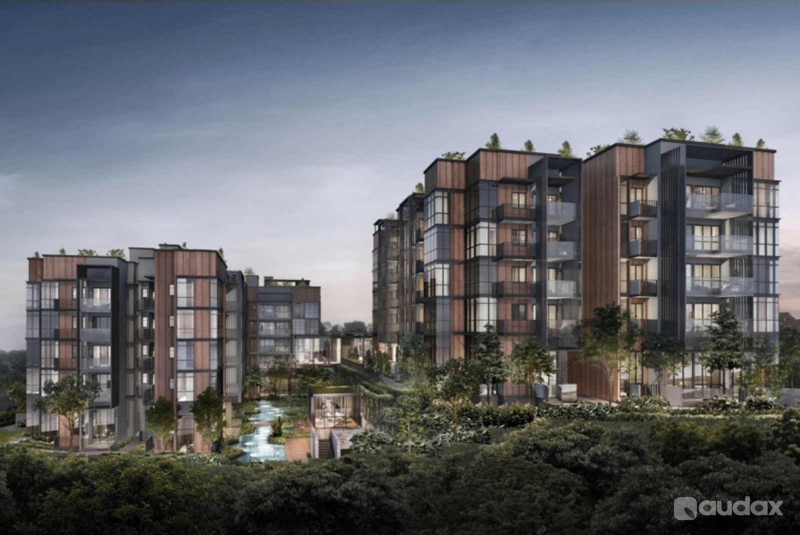 3D Rendering Real Estate Perspective By Audax