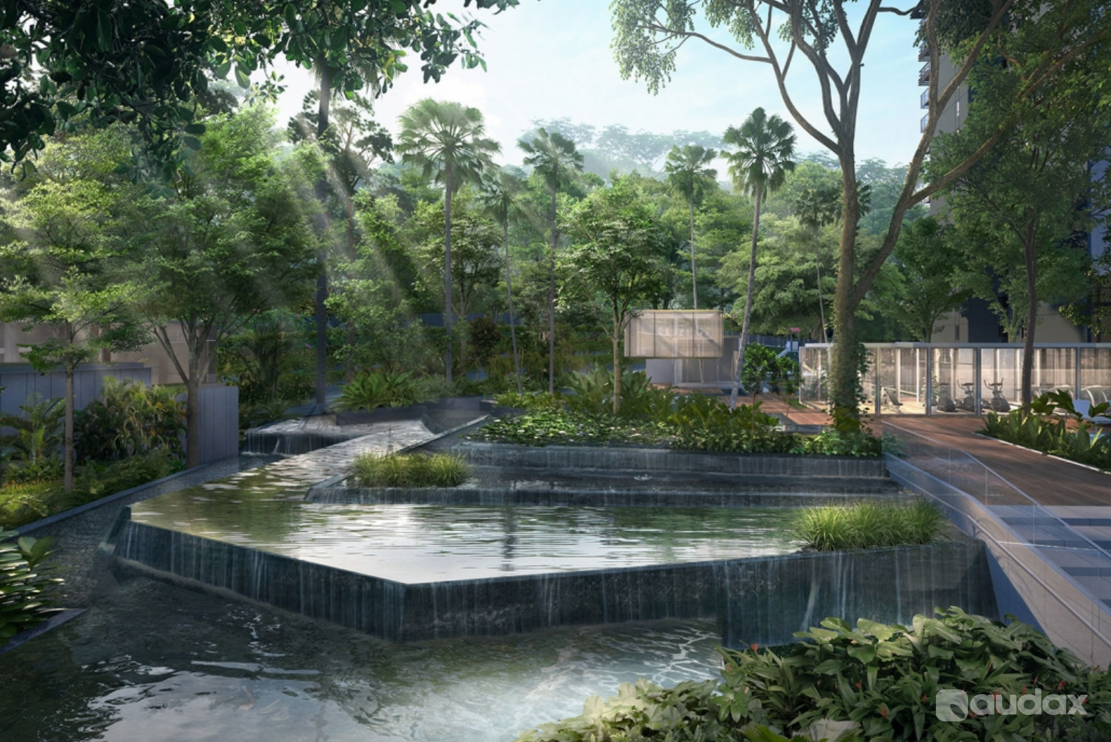 3D Rendering Real Estate Perspective By Audax