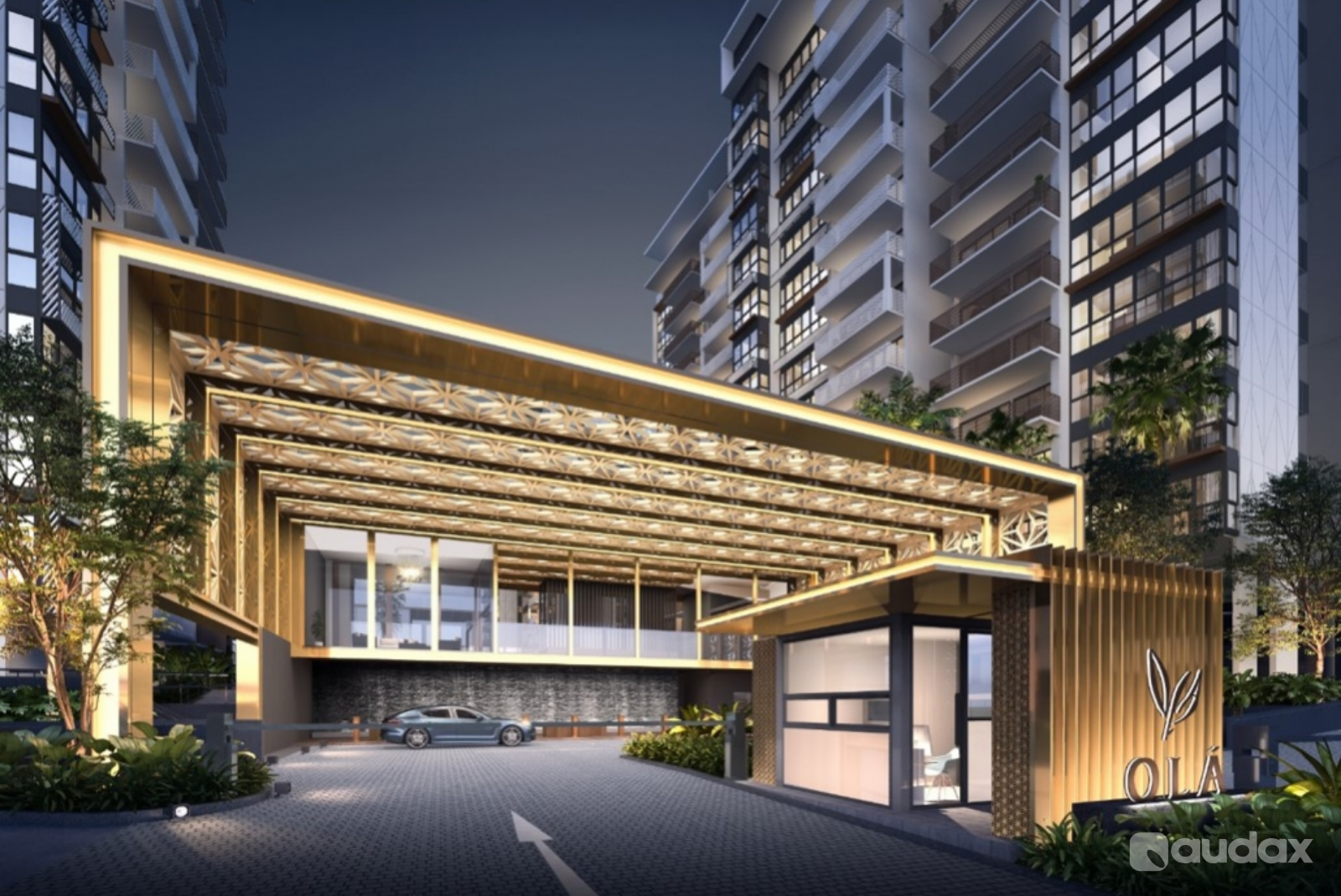 3D Rendering Real Estate Perspective By Audax