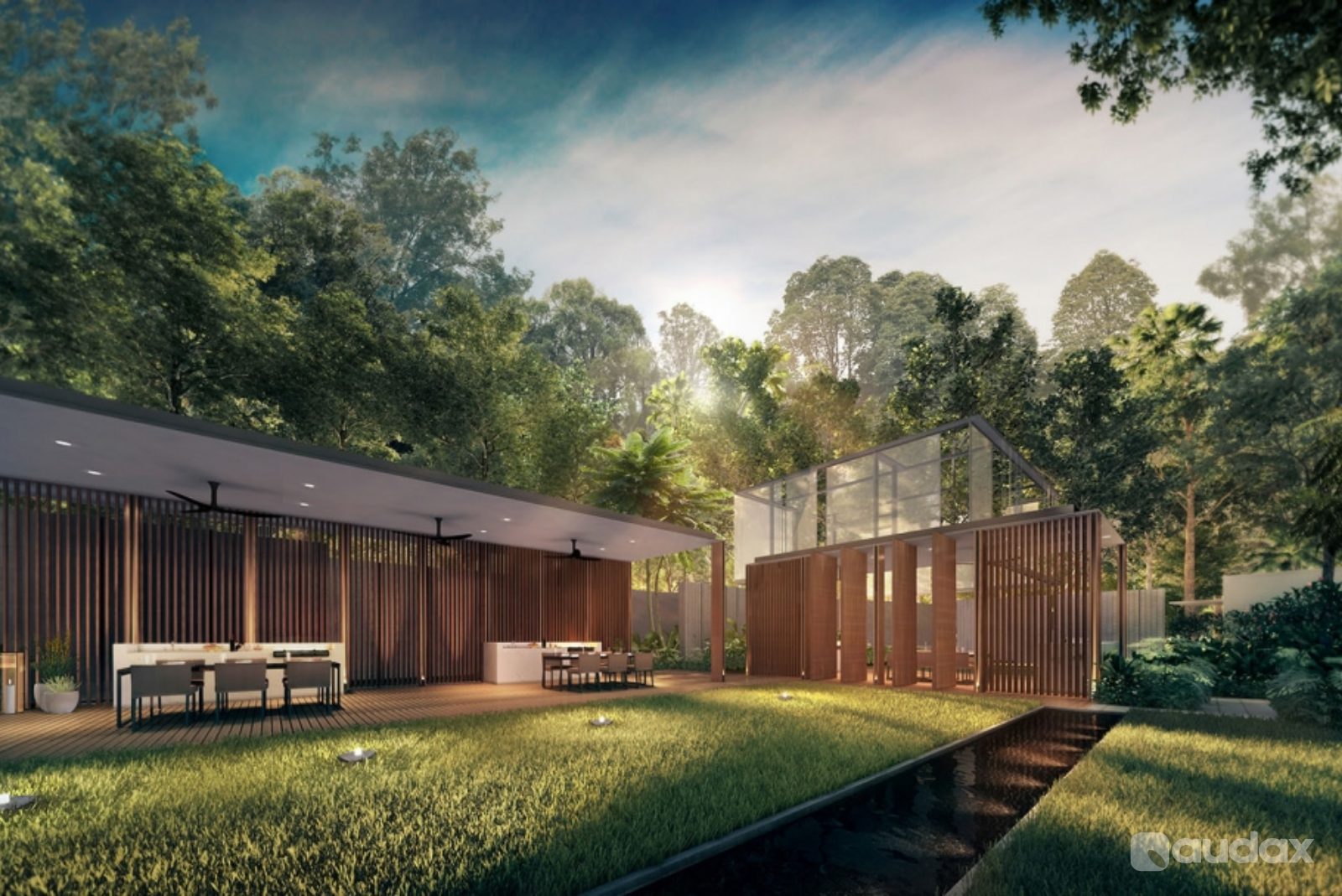 3D Rendering Real Estate Perspective By Audax