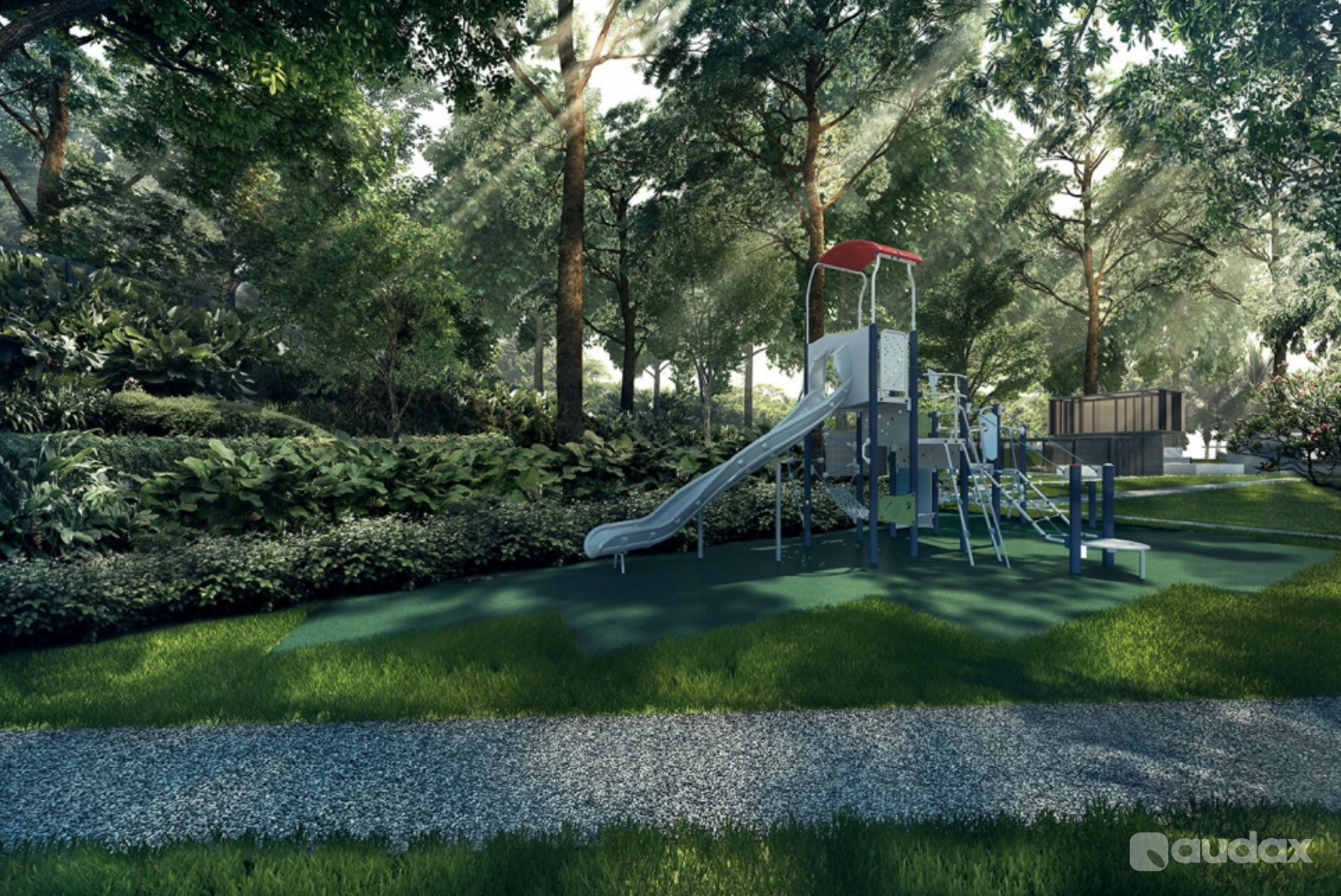 3D Rendering Real Estate Perspective By Audax