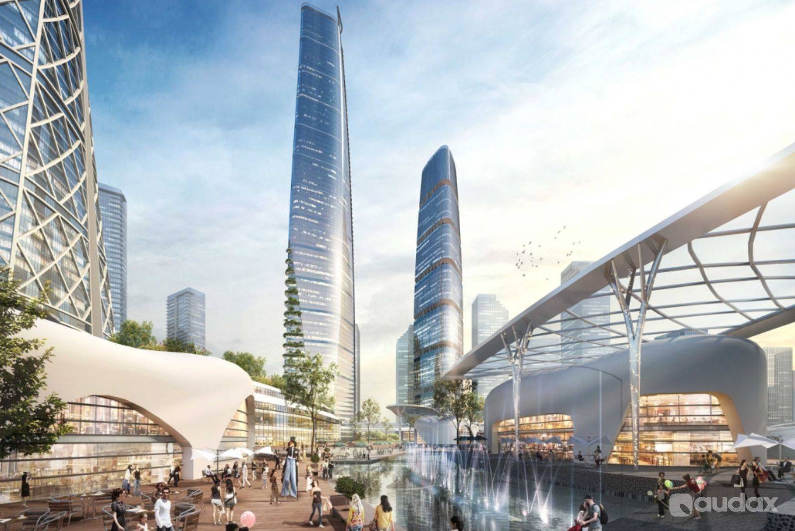 3D Rendering Real Estate Perspective By Audax