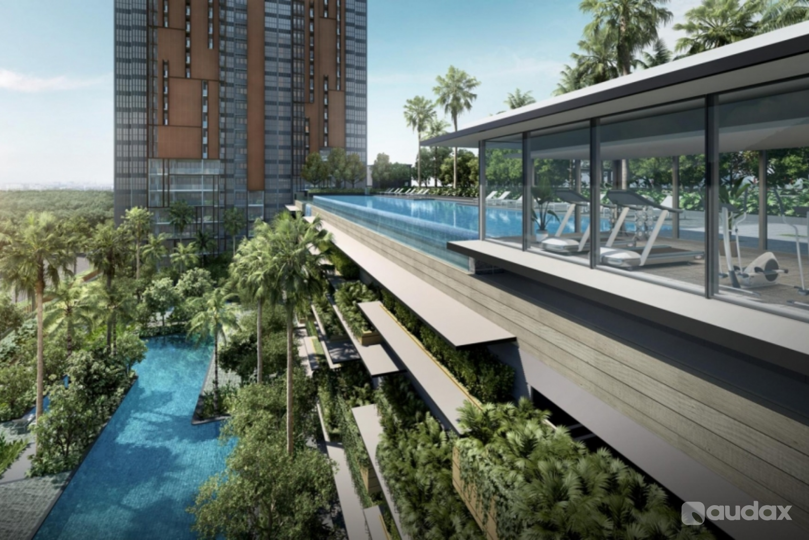 3D Rendering Real Estate Perspective By Audax