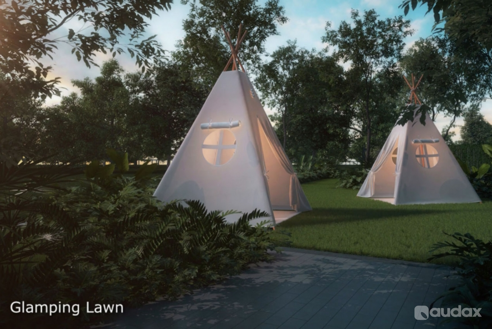 3D Rendering Real Estate Perspective By Audax