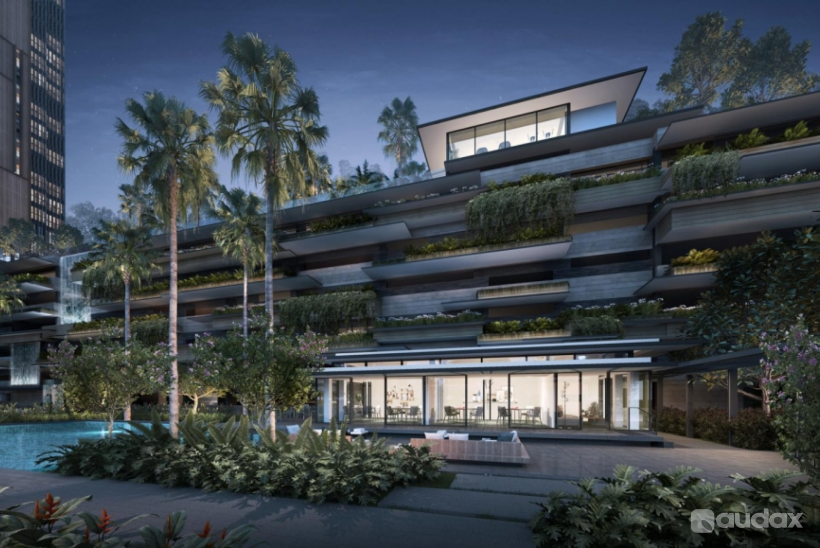 3D Rendering Real Estate Perspective By Audax