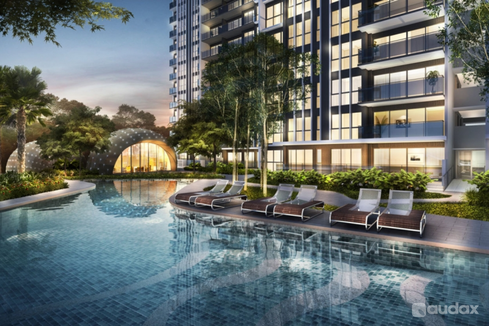 3D Rendering Real Estate Perspective By Audax