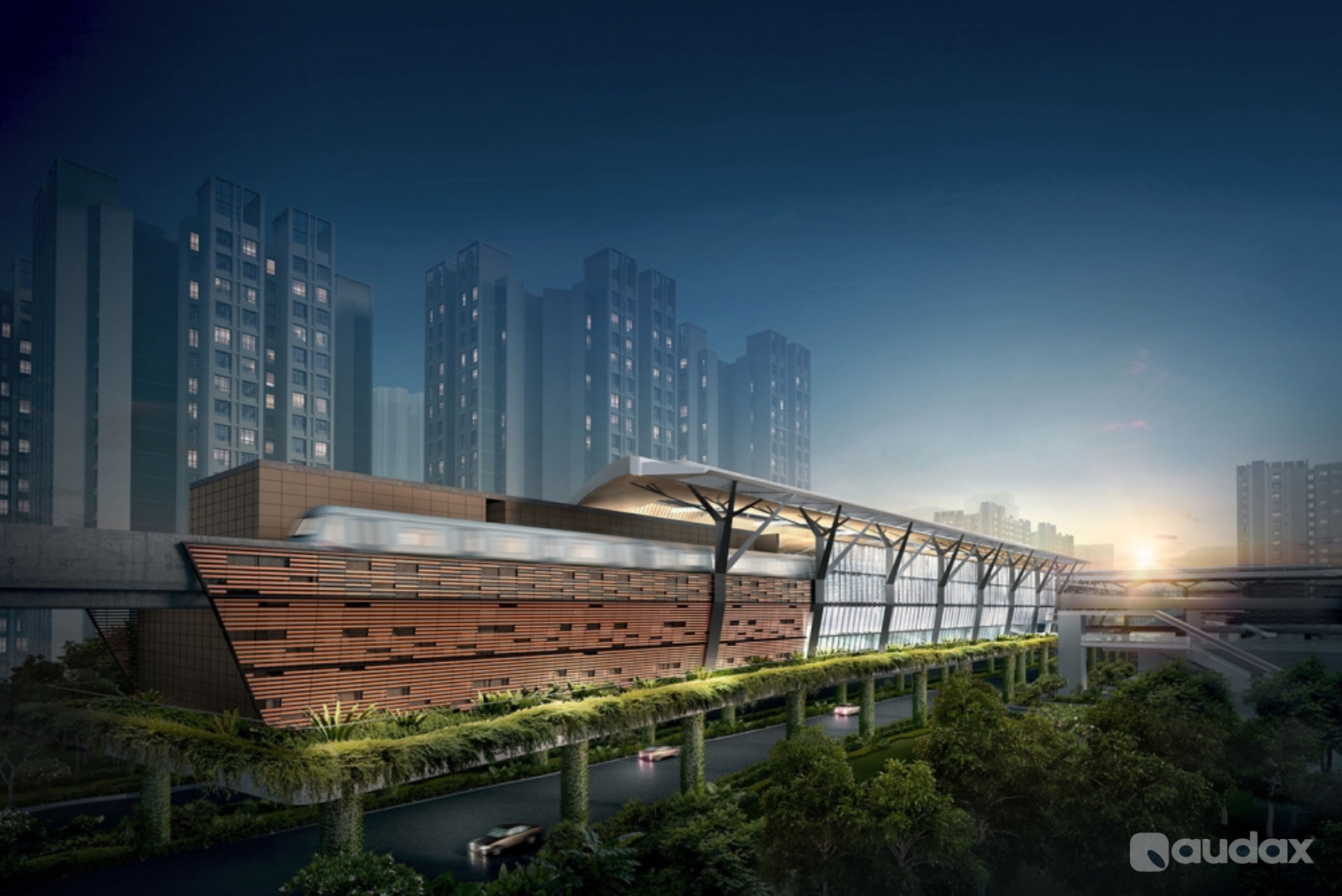 3D Printing Real Estate Perspective by Audax
