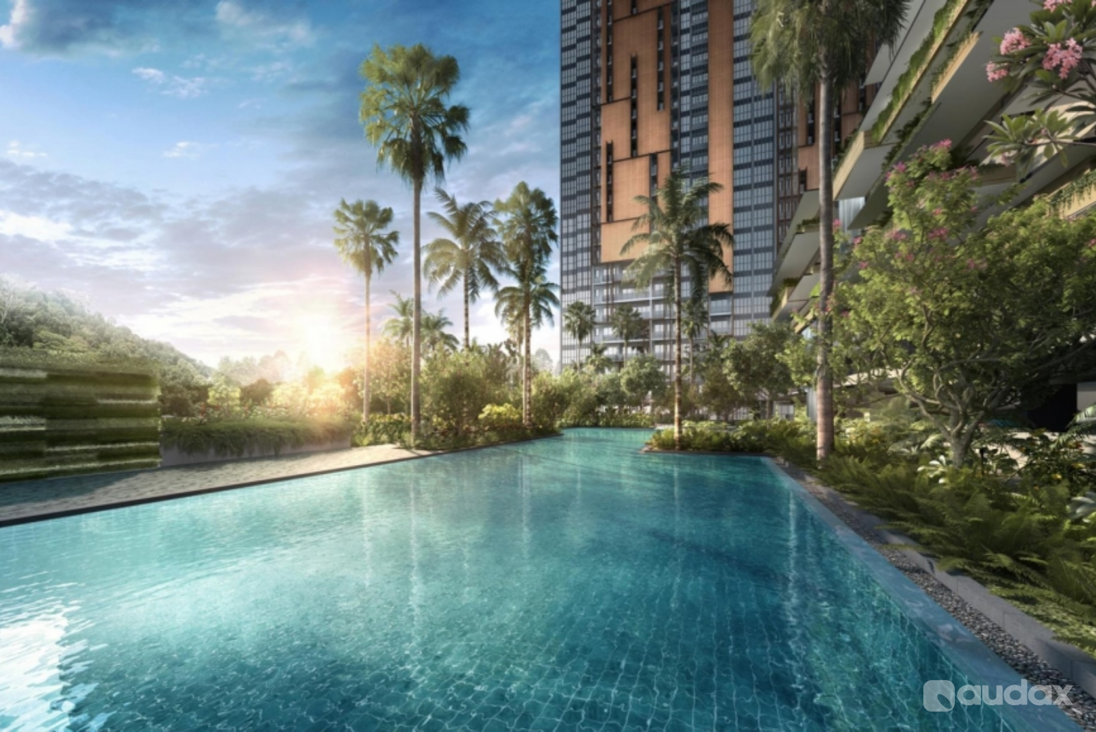 3D Rendering Real Estate Perspective By Audax