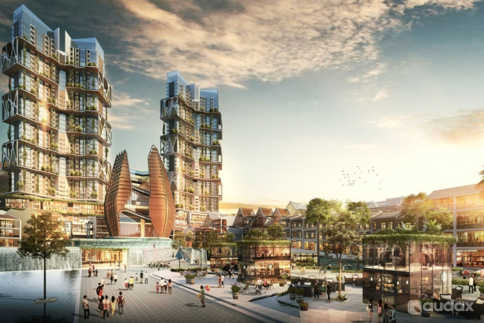 3D Rendering Real Estate Perspective By Audax