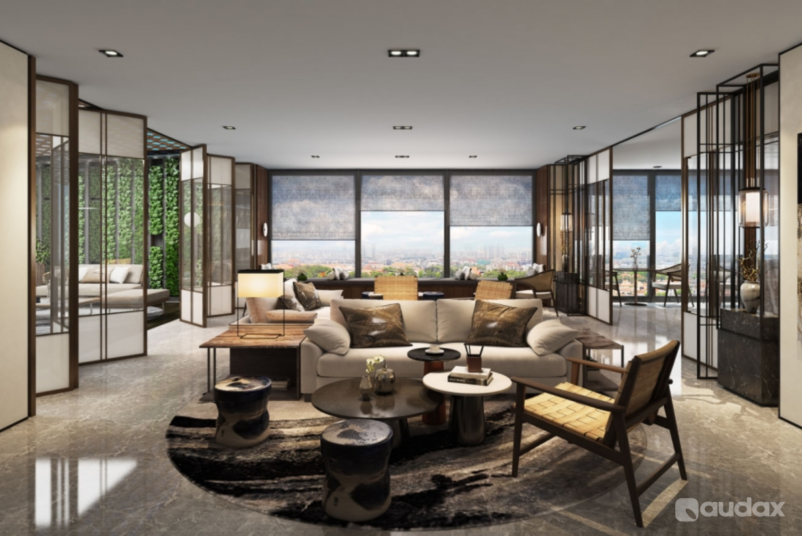 3D Rendering Real Estate Perspective By Audax