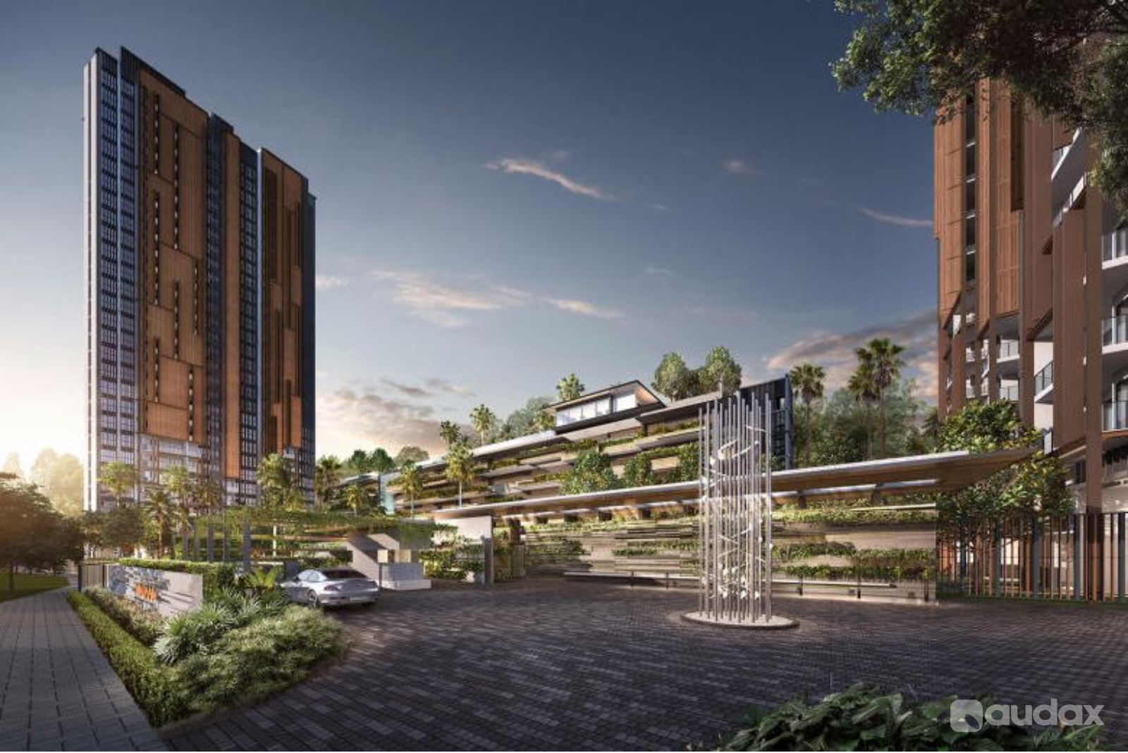 3D Rendering Real Estate Perspective By Audax