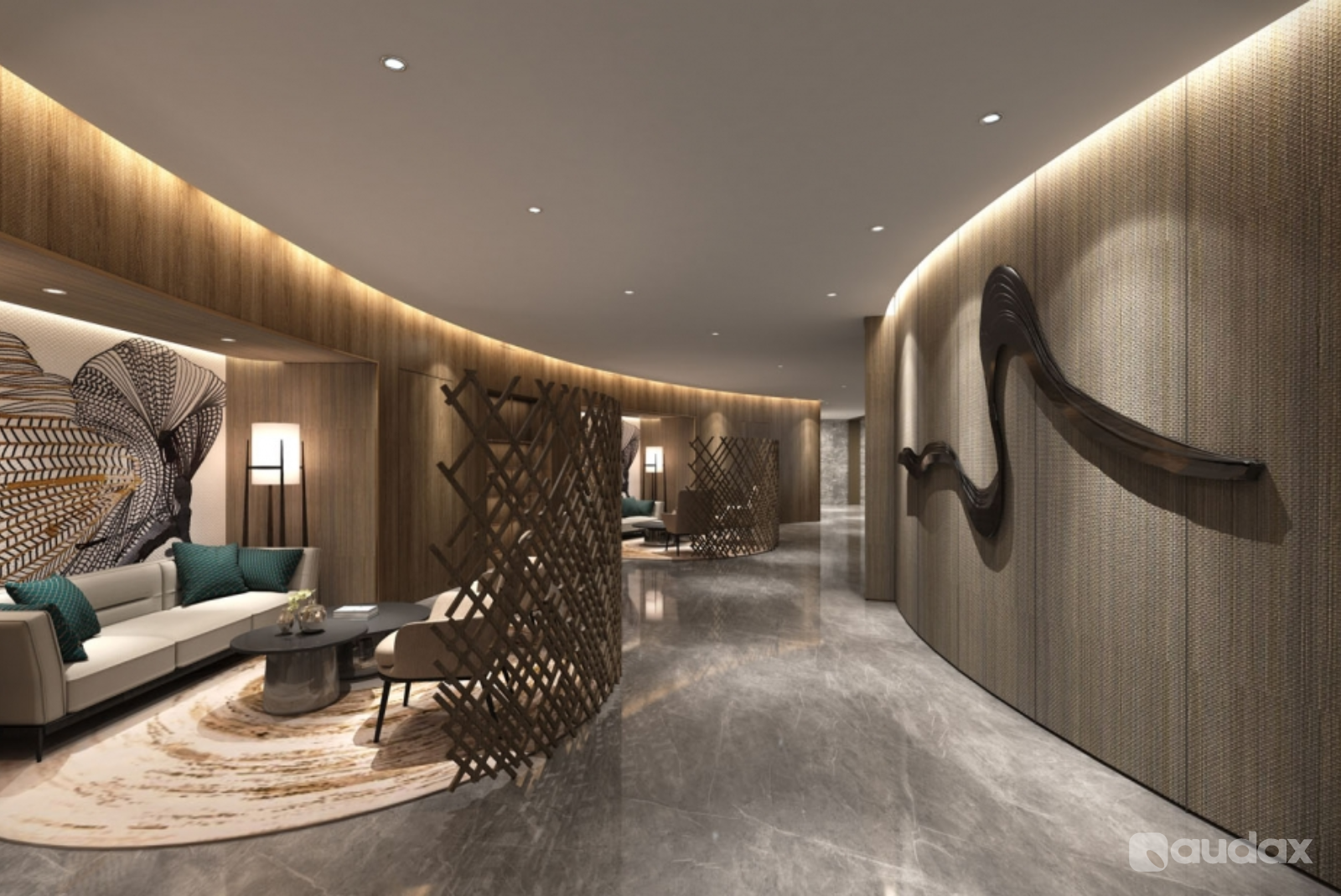 3D Rendering Real Estate Perspective By Audax