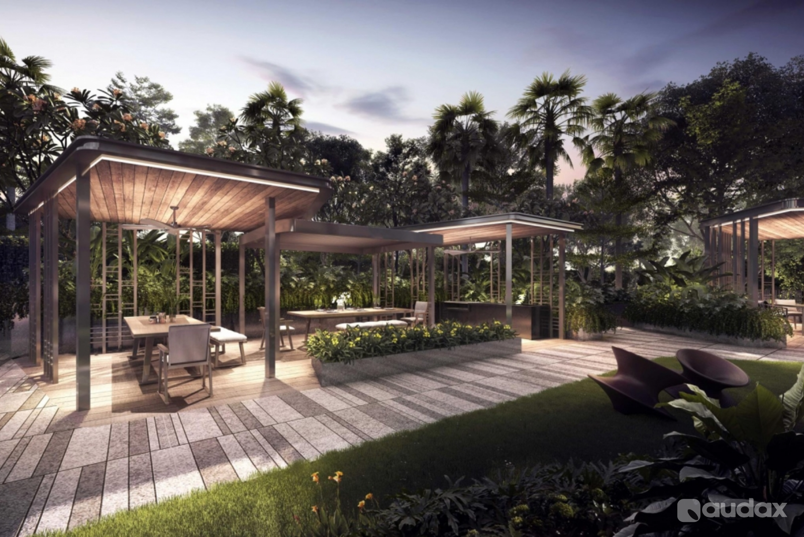 3D Rendering Real Estate Perspective By Audax