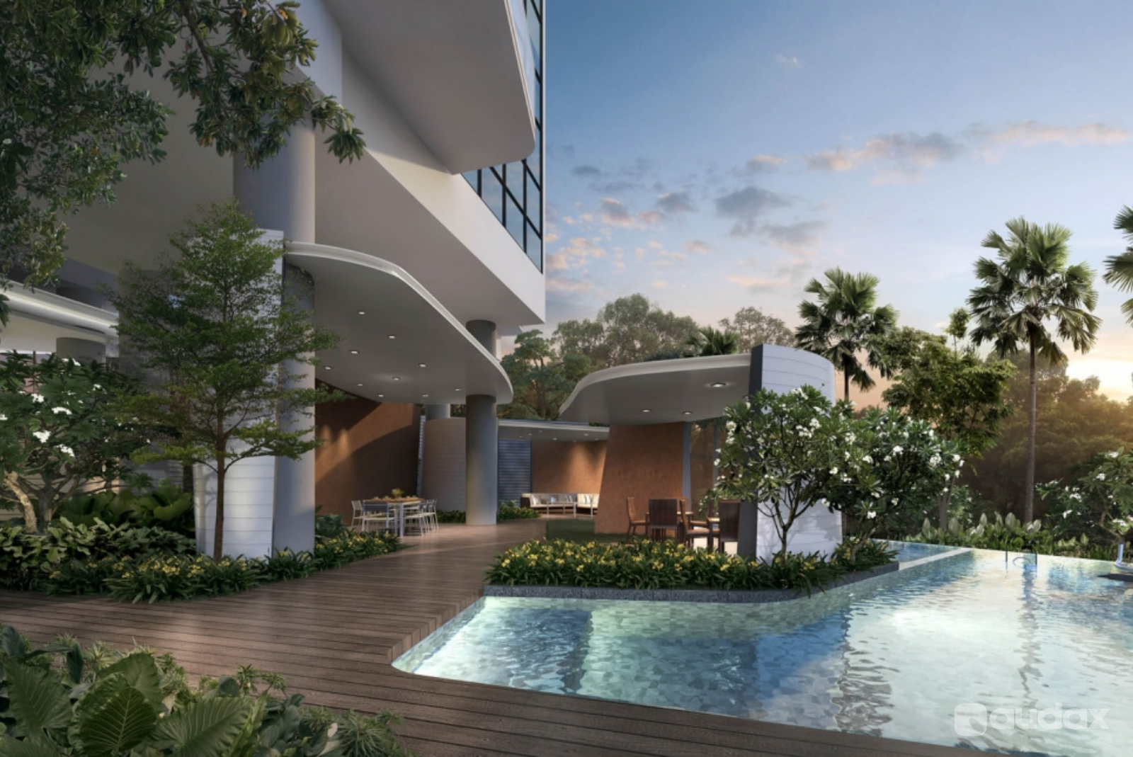 3D Rendering Real Estate Perspective By Audax