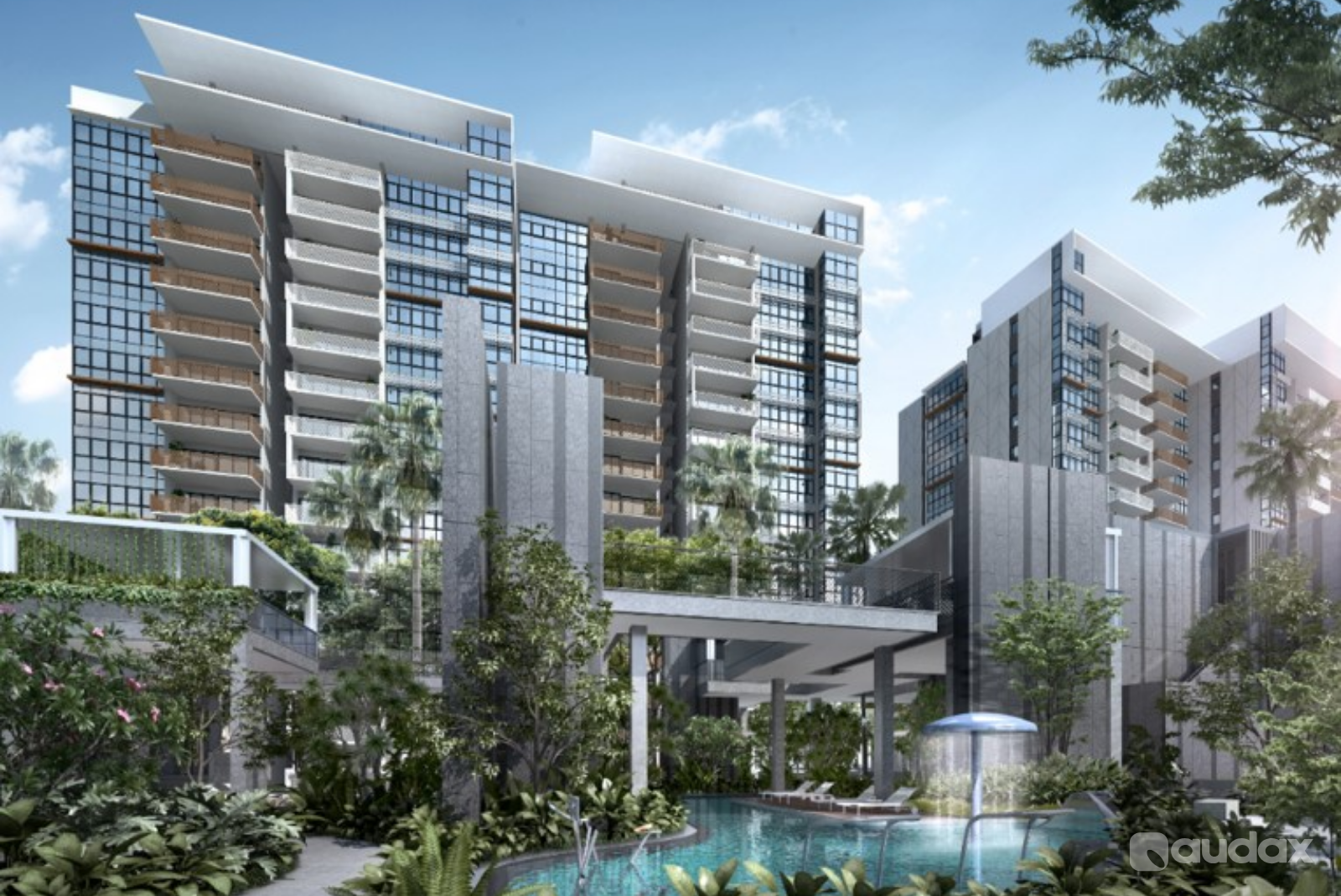 3D Rendering Real Estate Perspective By Audax