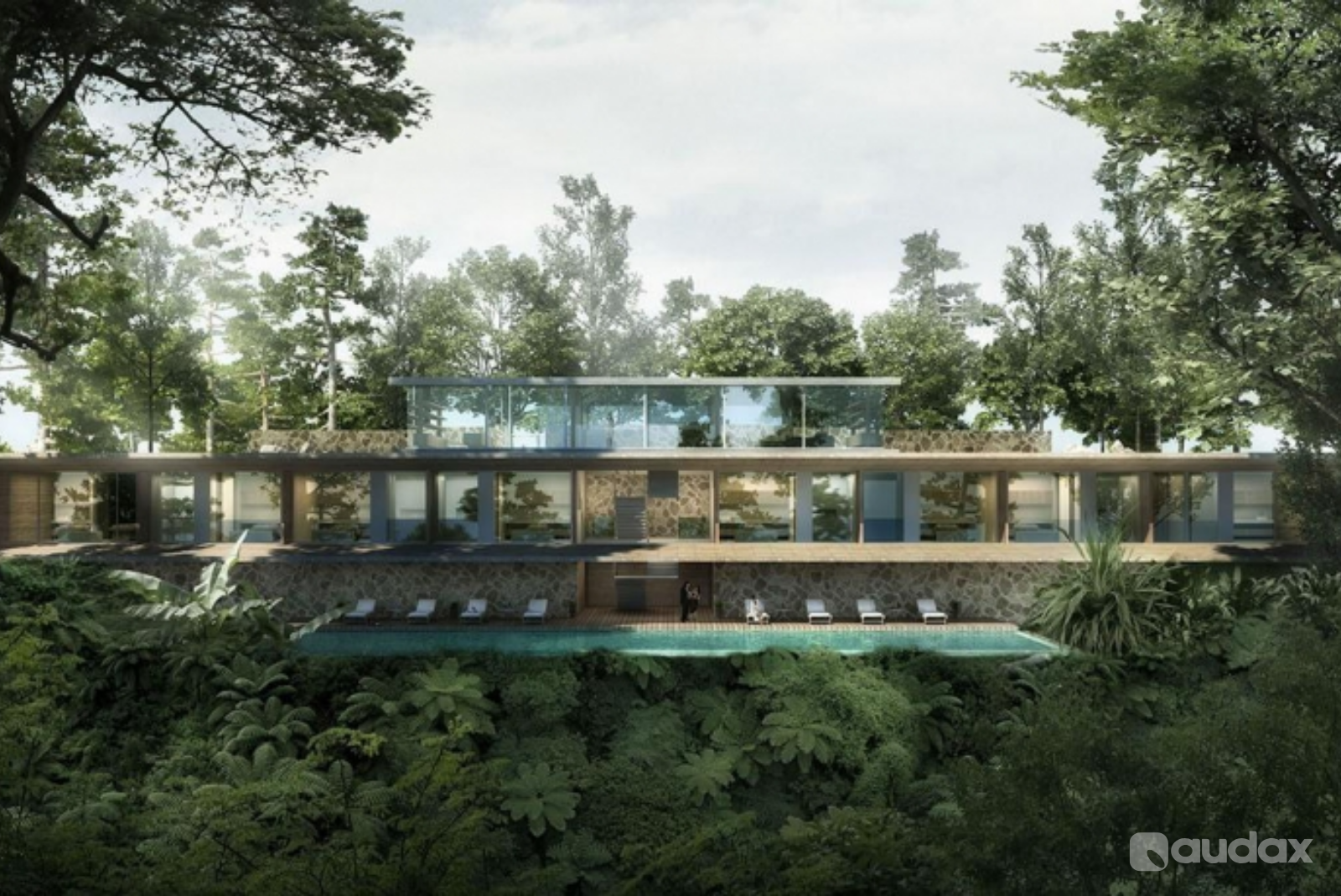 3D Rendering Real Estate Perspective By Audax