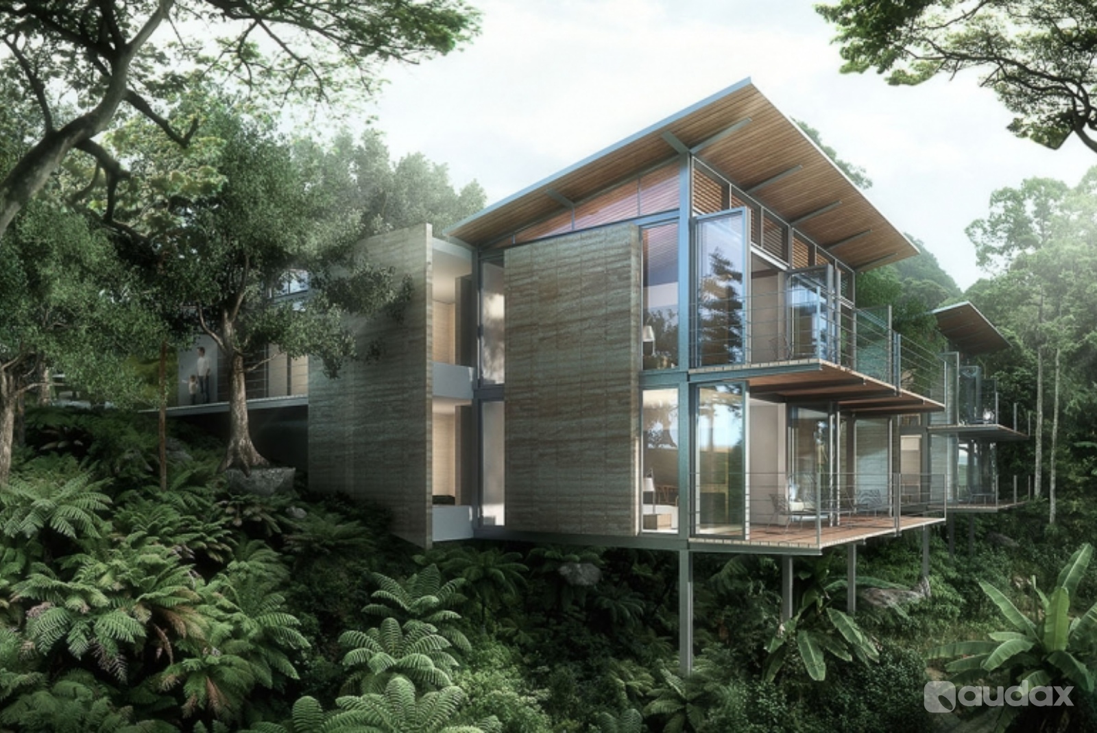3D Rendering Real Estate Perspective By Audax