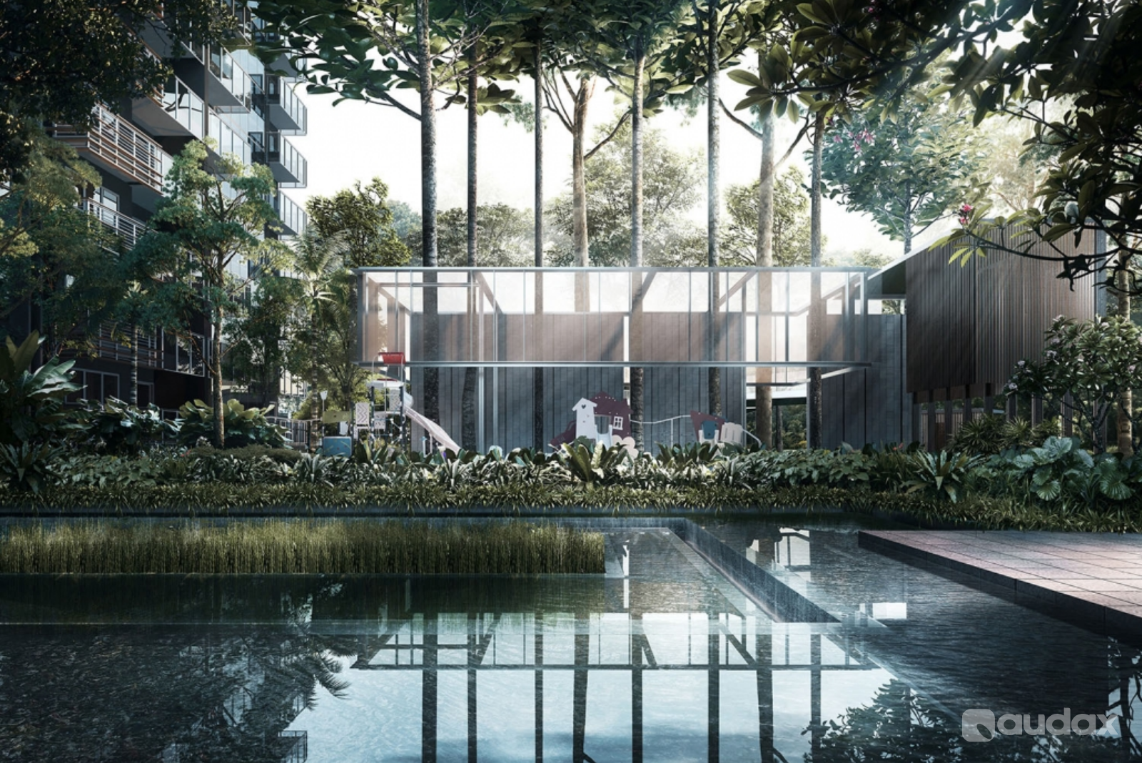 3D Rendering Real Estate Perspective By Audax
