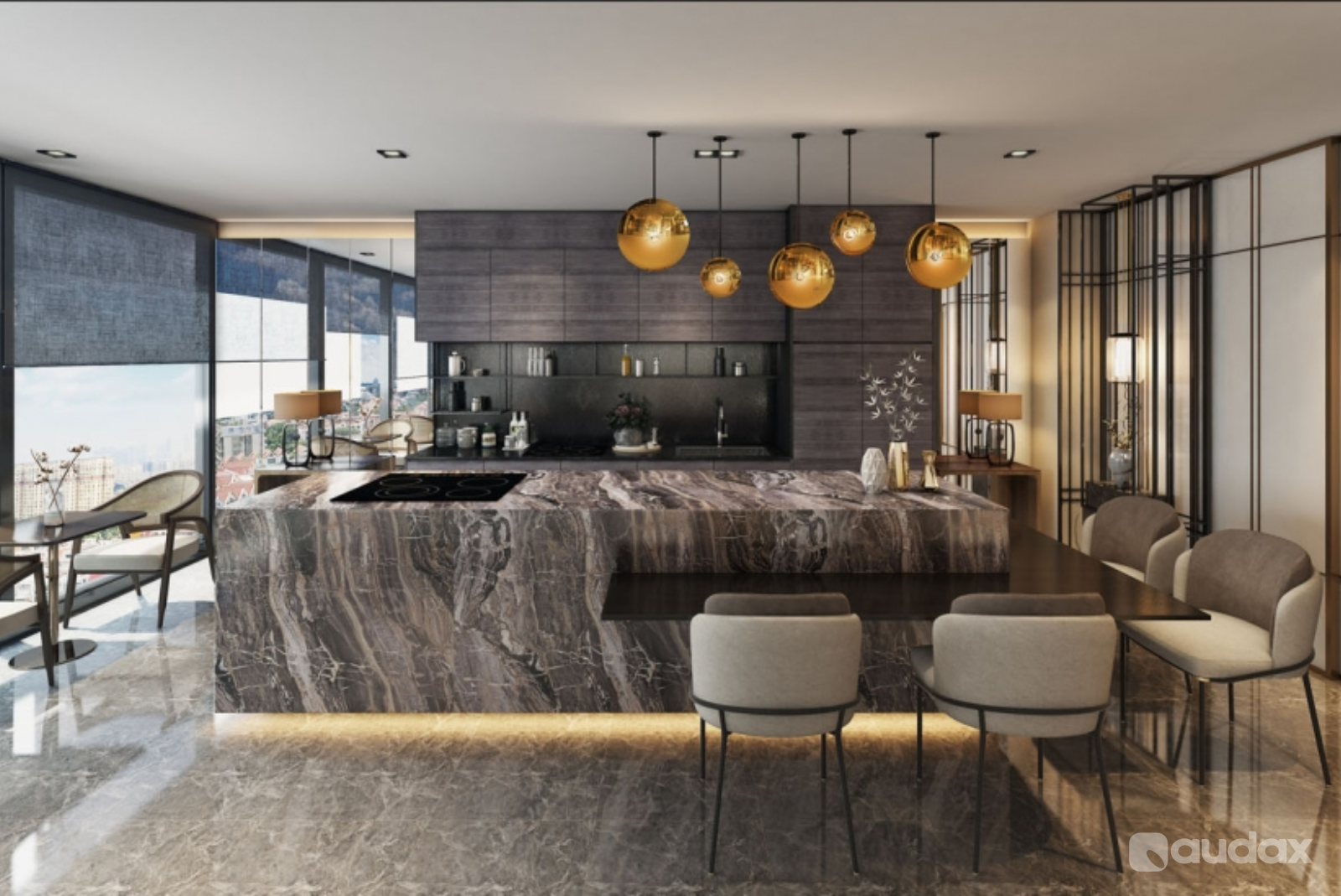 3D Rendering Real Estate Perspective By Audax