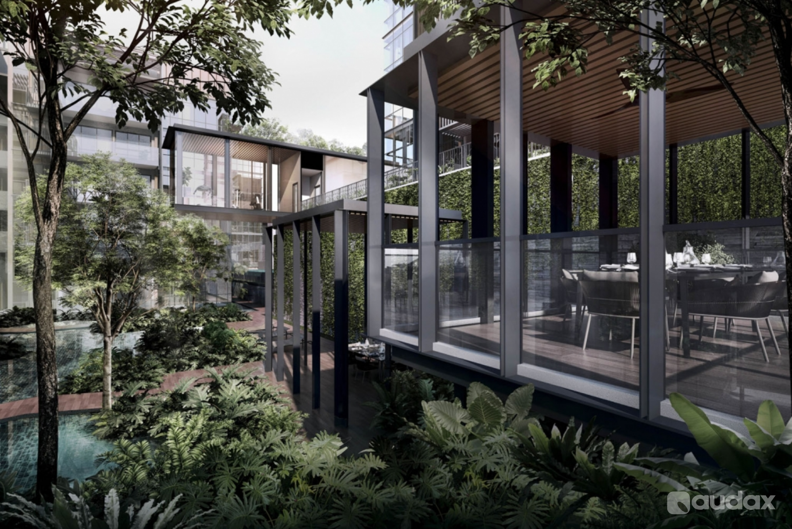 3D Rendering Real Estate Perspective By Audax