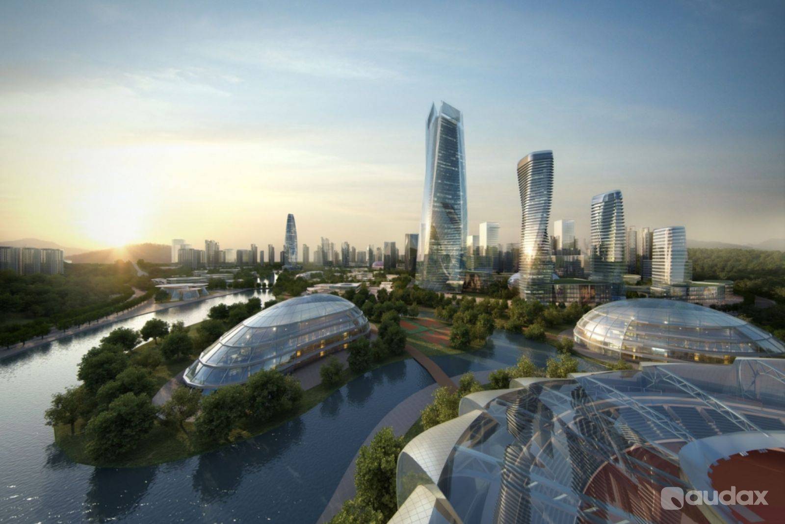 3D Rendering Real Estate Perspective By Audax