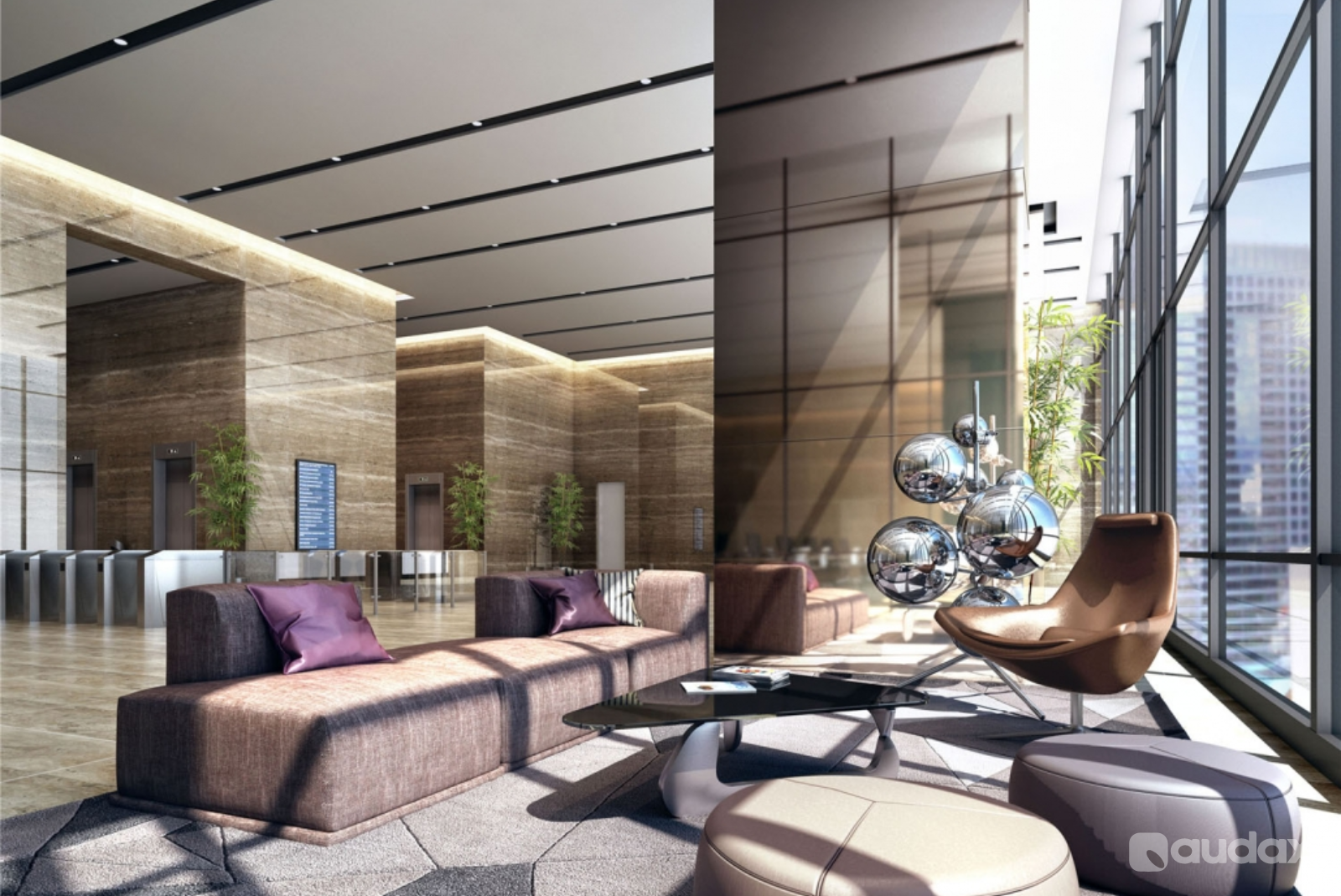 3D Rendering Real Estate Perspective By Audax