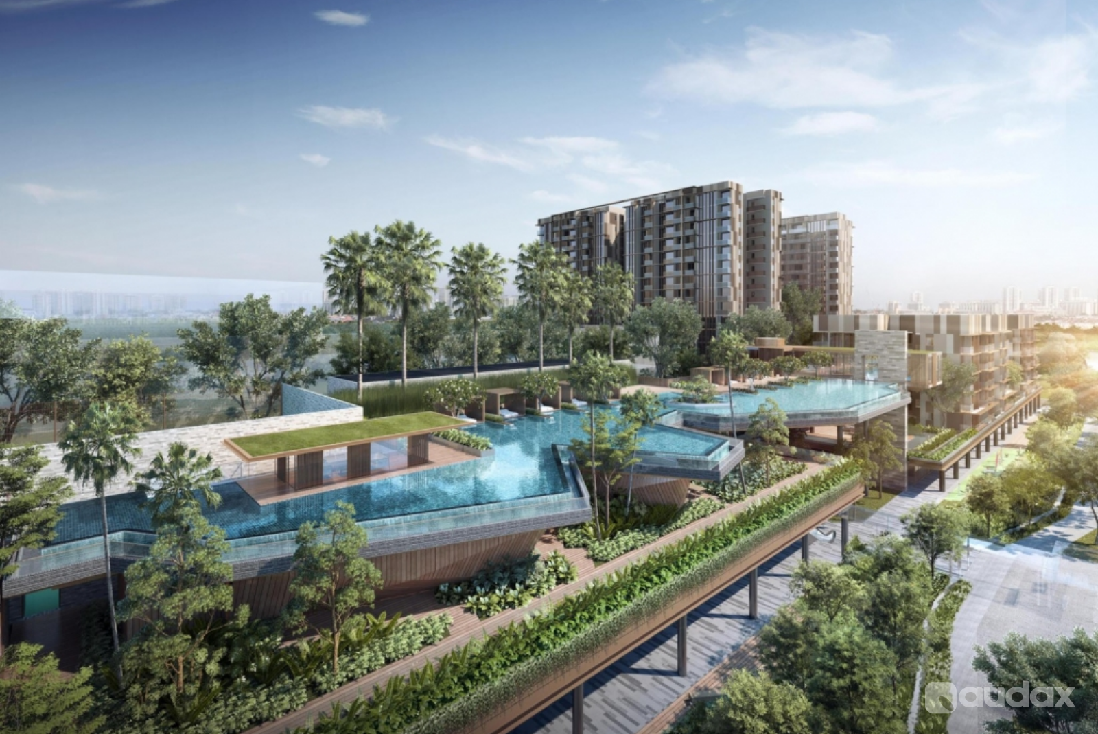 3D Rendering Real Estate Perspective By Audax