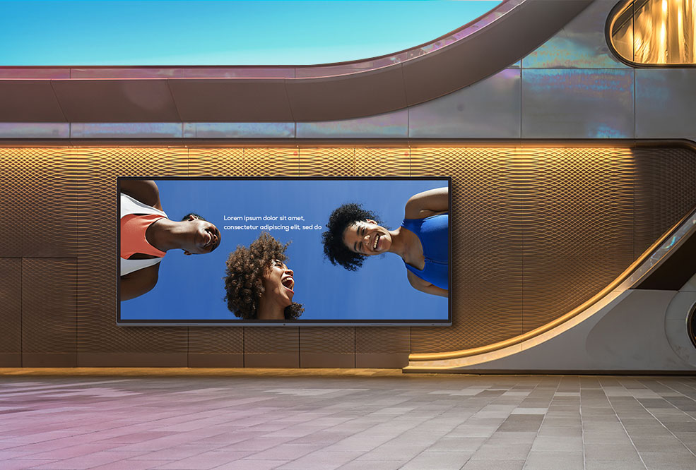 Ultra-wide display 21:9 digital Signage