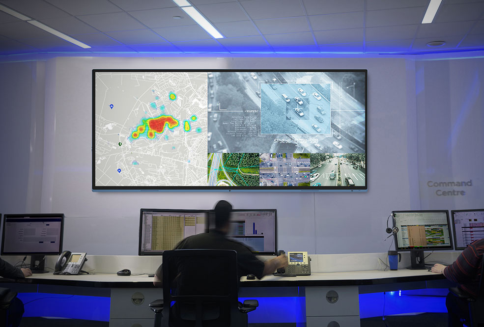 Ultra-wide display 21:9 digital Signage