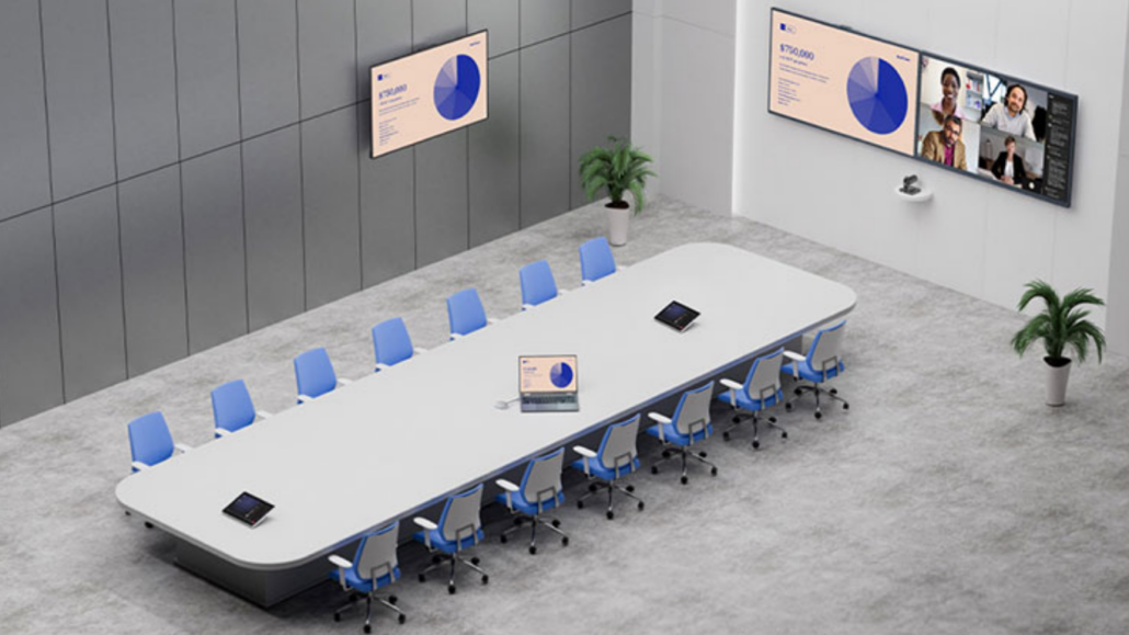 Dual screen display for Microsoft Teams Room Solution