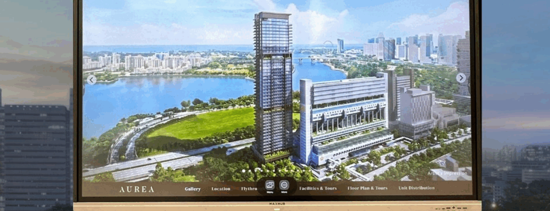 MAXHUB TV for Aurea Golden Mile