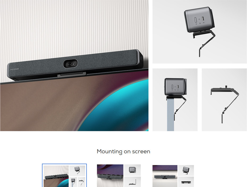 MAXHUB FLEXMOUNT - FLEXIBLE MOUNTING, MAXHUB XBar W70