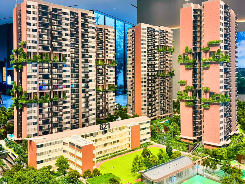 Spring Leaf Scale Model