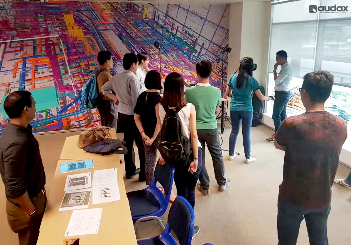 Augmented and Virtual Reality Showroom in Building & Construction Authority (BCA) Singapore