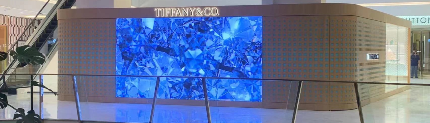 LED Screen at Tiffany & CO. Thailand