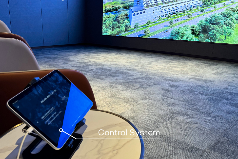 Content Management System for Multisensory showroom