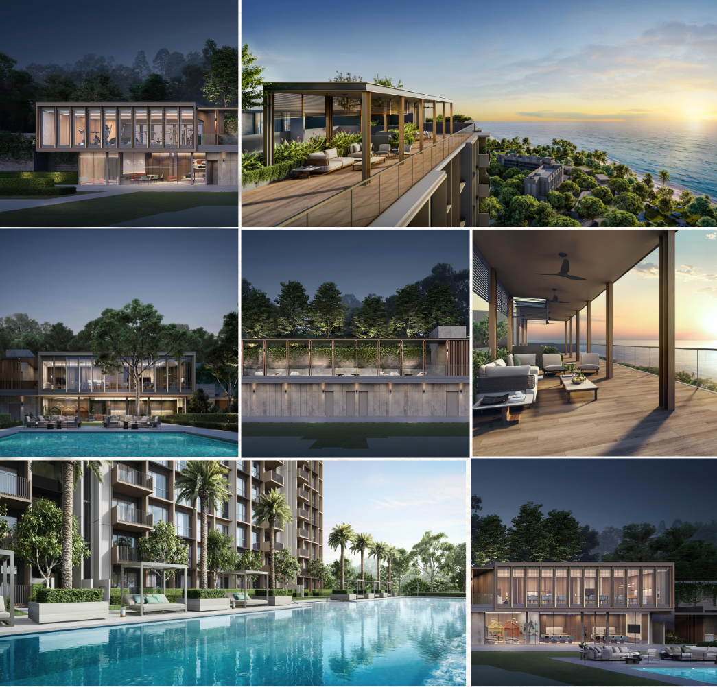 Coastal Cabana Architecture Perspective, Images-customize visual solution for real estate